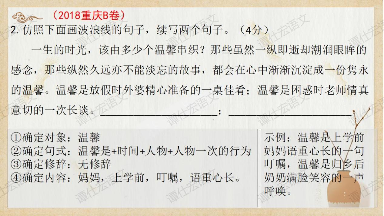 课件：（中考专题复习）仿写的类型和答题思路_12