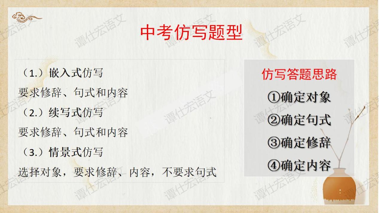 课件：（中考专题复习）仿写的类型和答题思路_06