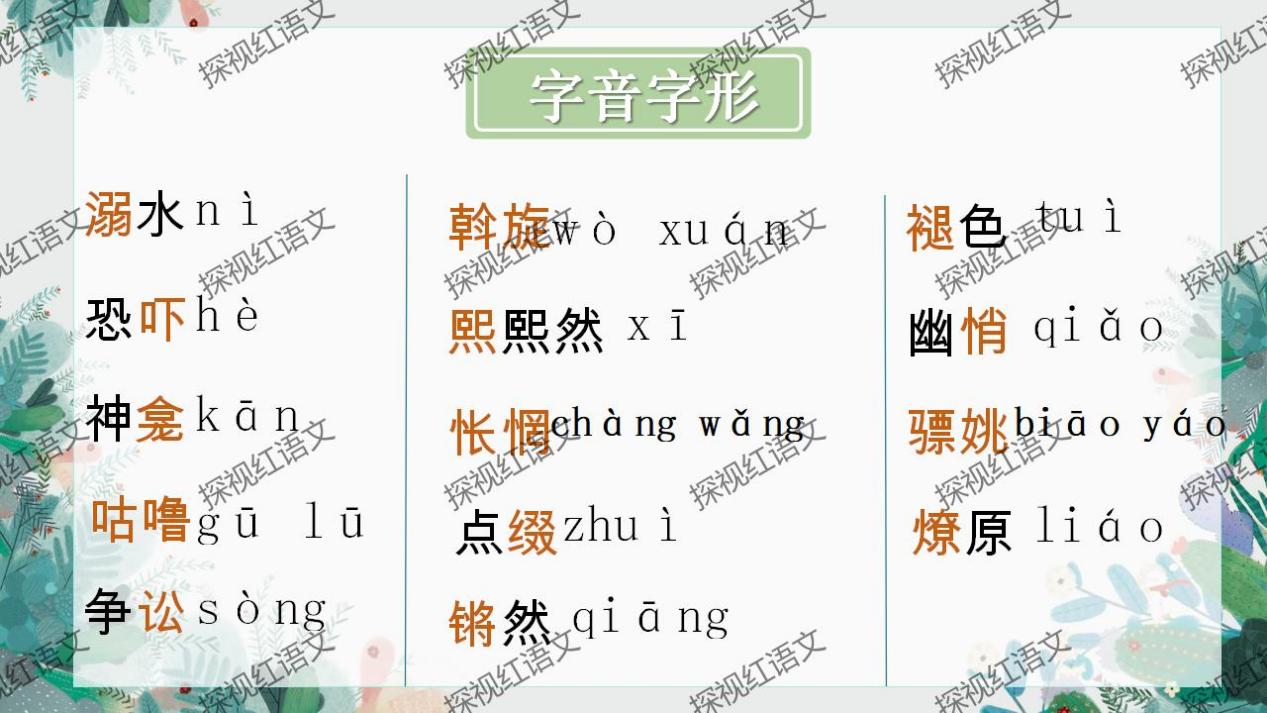 八下第一单元复习课件（词语+病句答题思路）_14