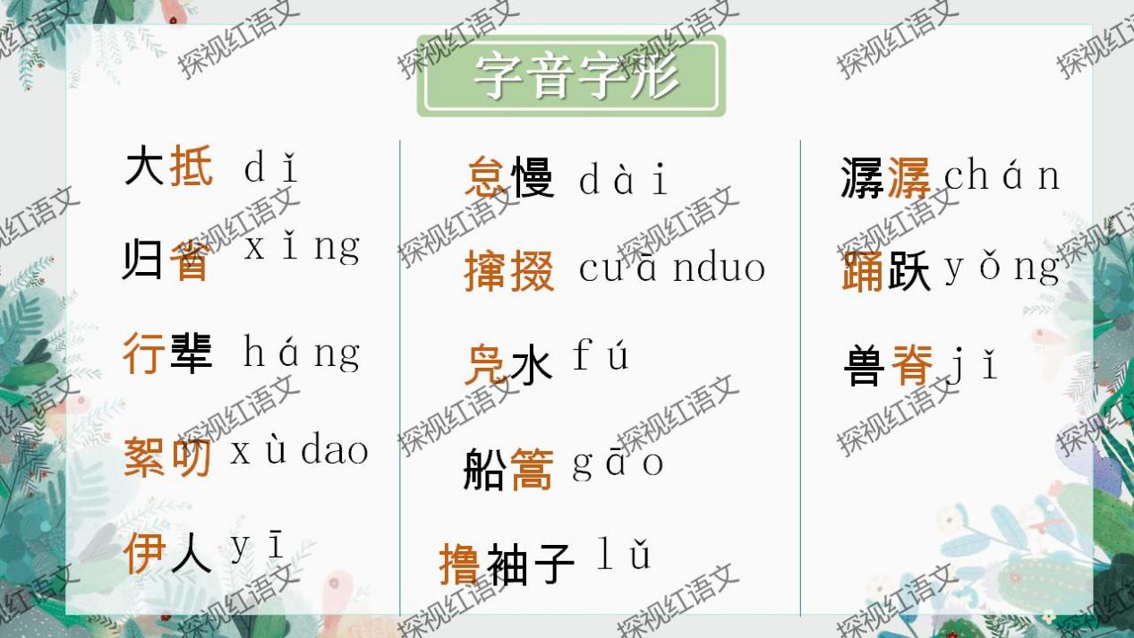 八下第一单元复习课件（词语+病句答题思路）_03