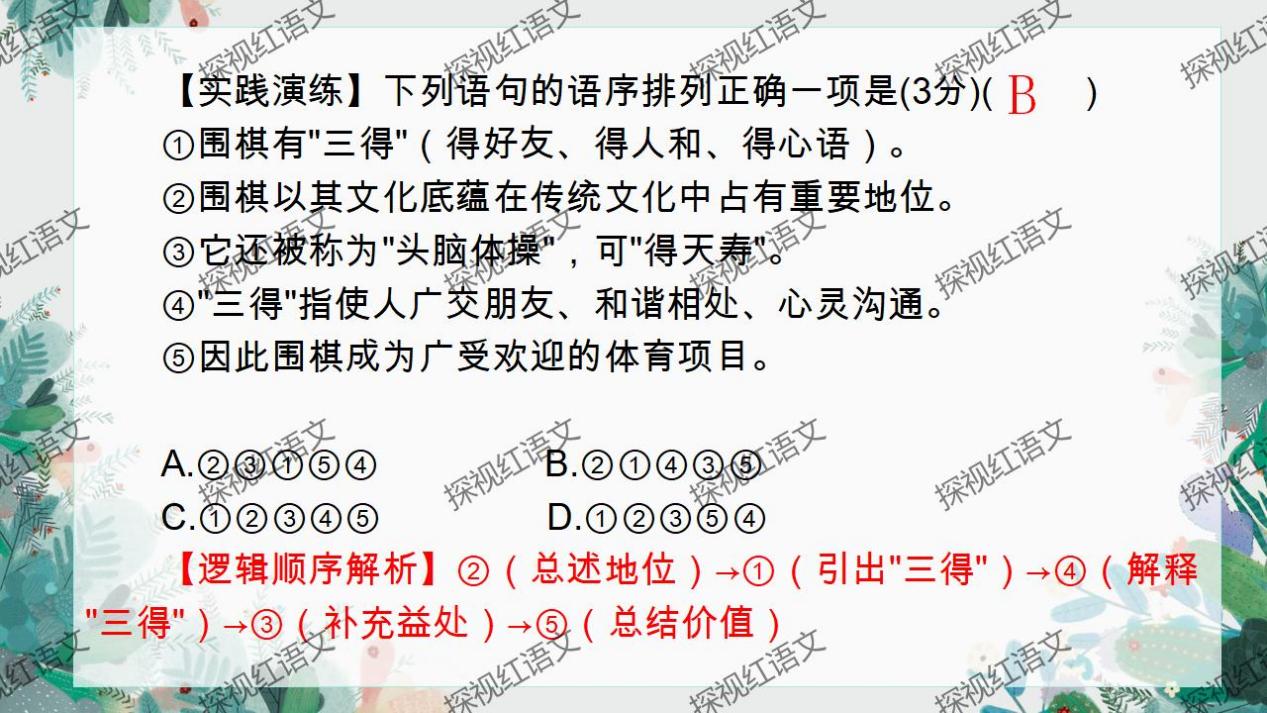 八下第二单元复习课件（标点+语序答题思路）_14